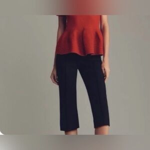 ANTHROPOLOGIE New! Maeve Pull-On Capri Pants Med NWT